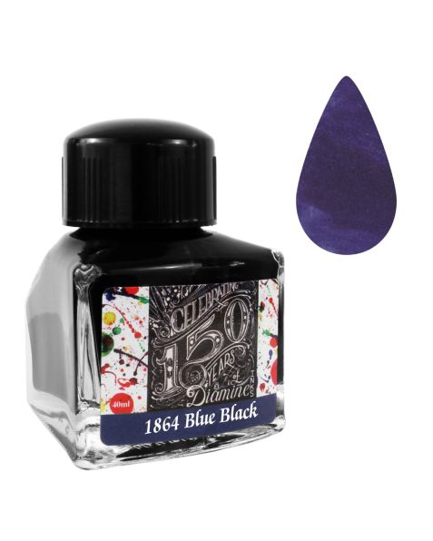 Diamine 40ml - Anniversary Bottled Ink - 1864 Blue/Black