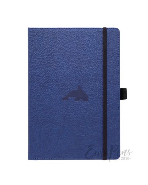 Dingbats A5 Blue Whale Notebook - Plain Wildlife [D5006BL]
