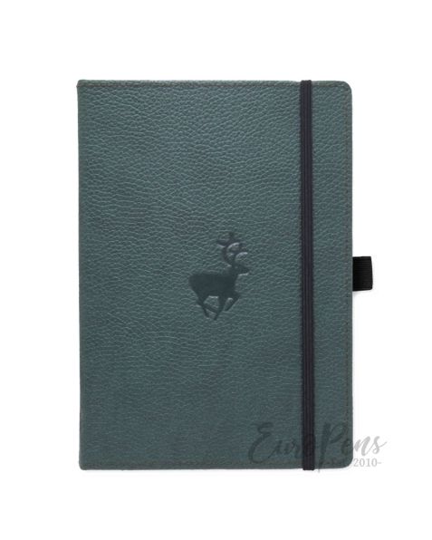 Dingbats A5 Green Deer Notebook - Graph Wildlife [D5017G]