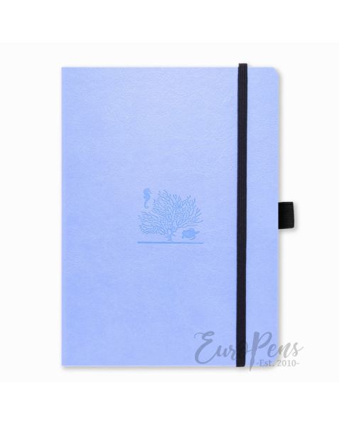 Dingbats Earth A5+ Sky Blue Great Barrier Reef Notebook - Dotted Earth [D5623SB]