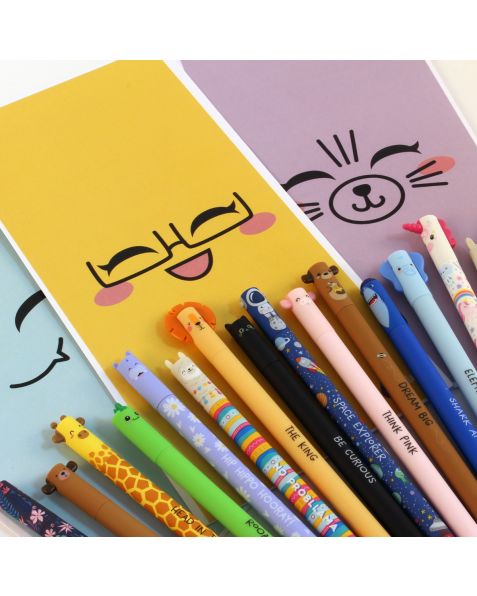 Legami Animal Gel Pen 0.7mm with Tinte Ink Envelope - Choose Design