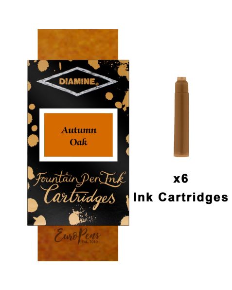 Diamine Ink Cartridges - 6 pack-Autumn Oak
