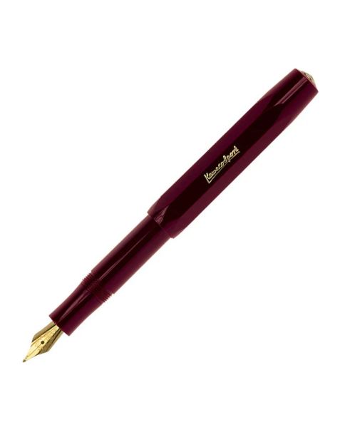 Kaweco Classic Sport Fountain Pen Bordeaux F (Goldpl. Nib)
