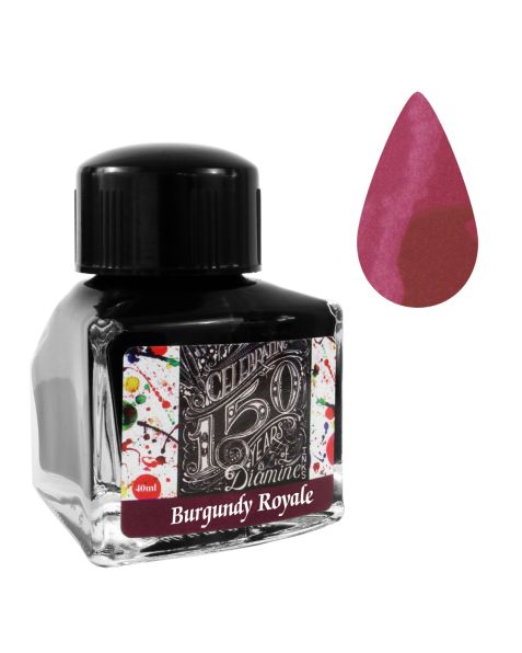 Diamine 40ml - Anniversary Bottled Ink - Burgundy Royale