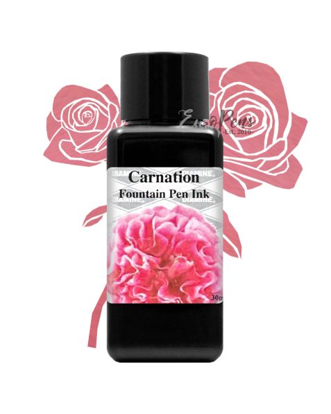 Diamine Flower Collection Fountain Pen Bottled Ink - 30ml - Carnation