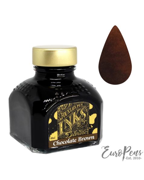 Diamine 80ml Bottled Ink - Chocolate Brown