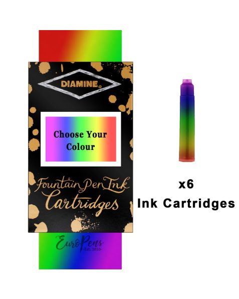 Diamine Ink Cartridges - 6 pack