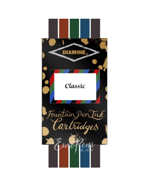 Diamine Cartridges Pack - mixed - Classic (Standard size)