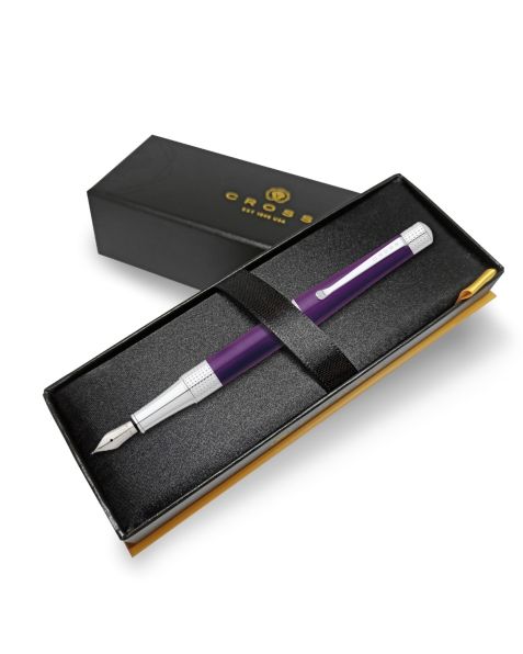 Cross Beverly Fountain Pen - Deep Purple