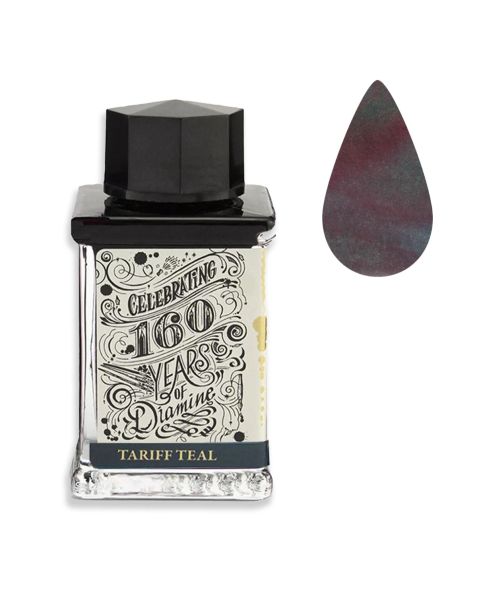 Diamine 75ml Ink Bottle - 160th Anniversary - Tariff Teal