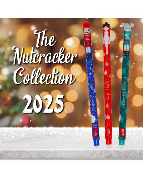 Legami Nutcracker Christams set - 2025 (3 Pens Set)