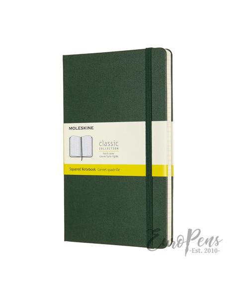 Moleskine Notebook - Large Hardcover - Myrtle Green - Squared