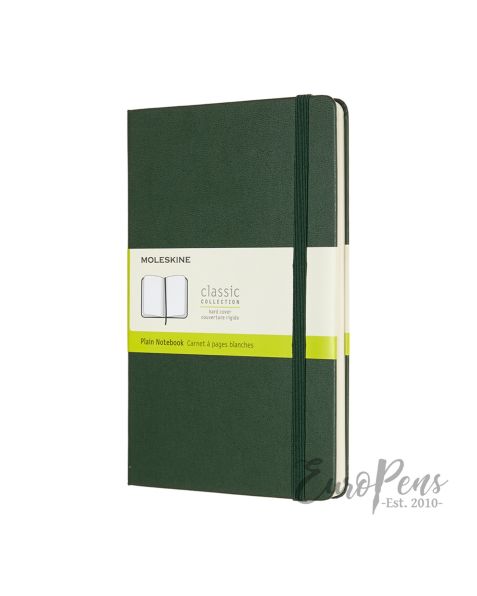 Moleskine Notebook - Large Hardcover - Myrtle Green - Plain