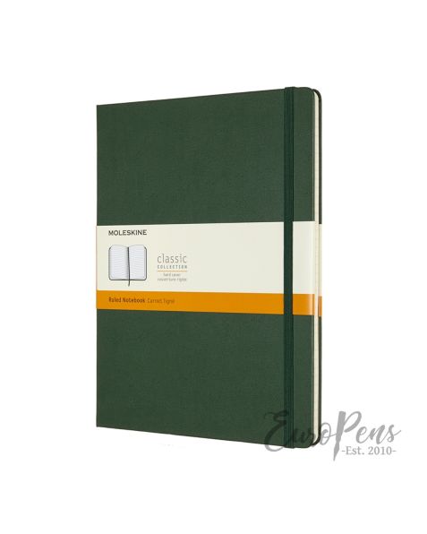 Moleskine Notebook - X-Large Hardcover - Myrtle Green - Ruled