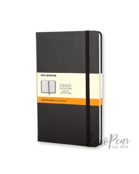 Moleskine Notebook - Large (A5) Hardcover - Black - Ruled