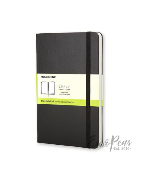 Moleskine Notebook - Large (A5) Hardcover - Black - Plain