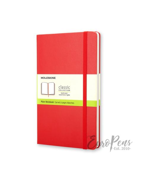Moleskine Notebook - Large (A5) Hardcover - Scarlet Red - Plain