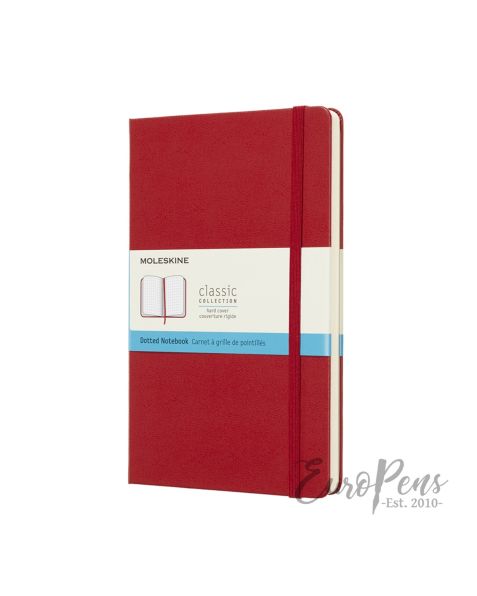 Moleskine Notebook - Large (A5) Hardcover - Scarlet Red - Dotted