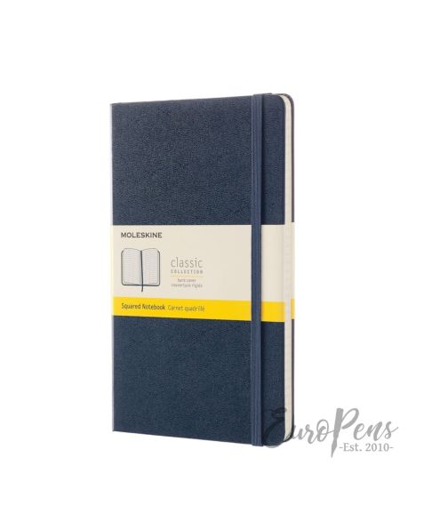 Moleskine Notebook - Large (A5) Hardcover - Sapphire Blue - Squared