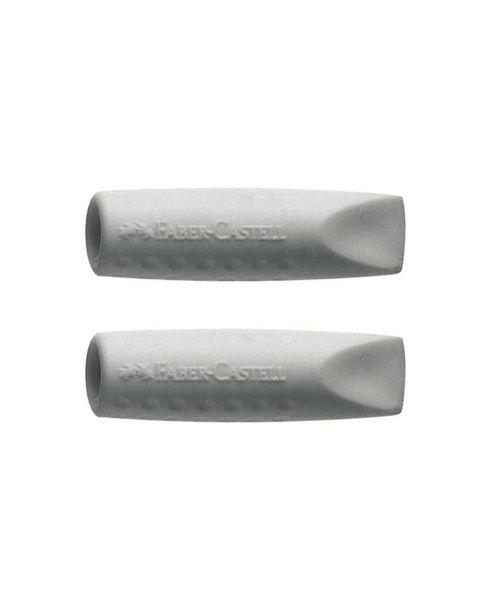 Faber Castell Grey Grip 2001 Eraser Cap (187001) Twin Pack