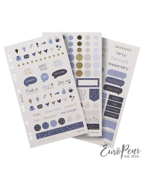 Filofax Indigo Stickers