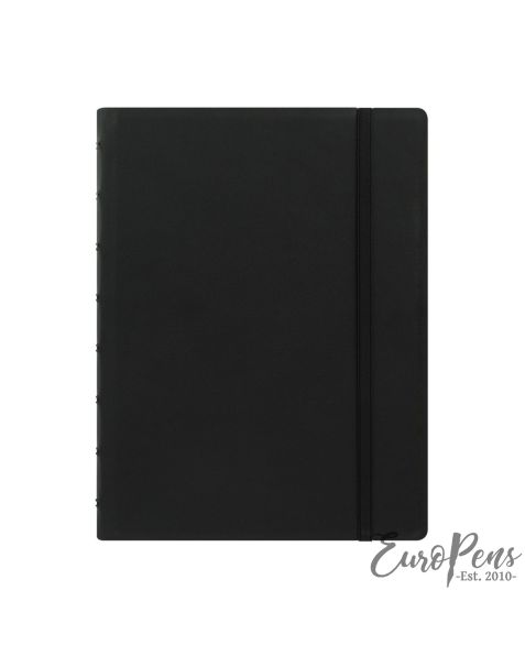 Filofax A5 Ruled Notebook - Black 