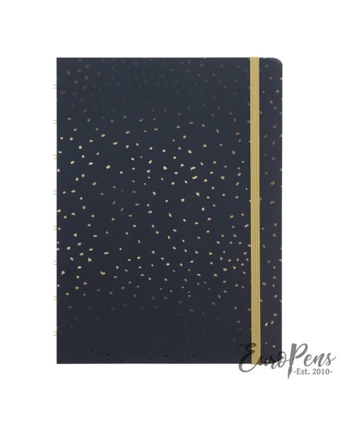 Filofax A5 Confetti Refillable Notebook - Charcoal 