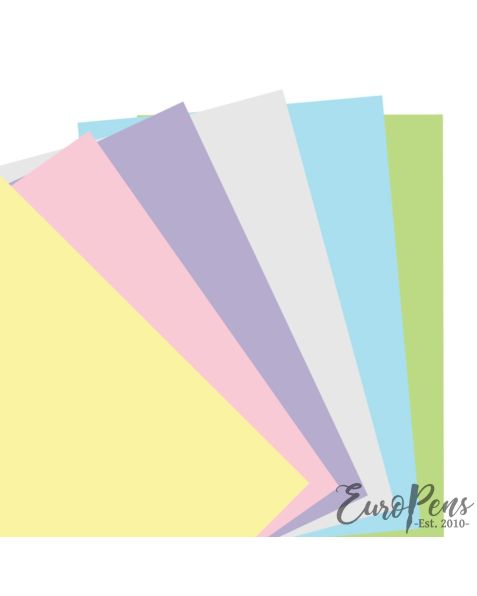 Filofax A5 Notebook Plain Pastel Paper Refill 