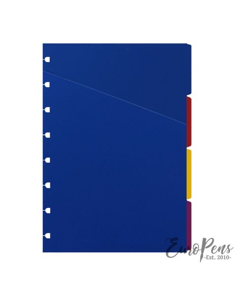 Filofax A5 Notebook Bright Coloured Indices