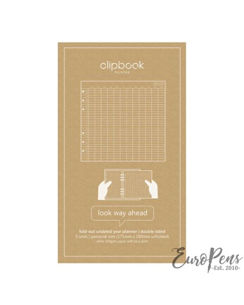 Filofax Personal Clipbook Year Planner 