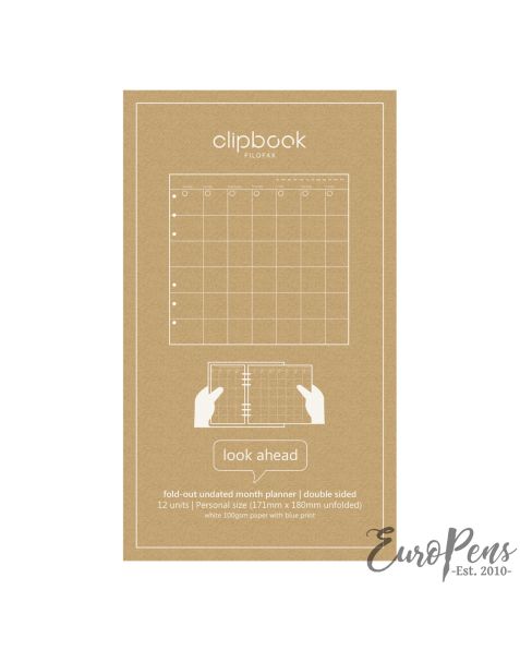 Filofax Personal Clipbook Month Planner 