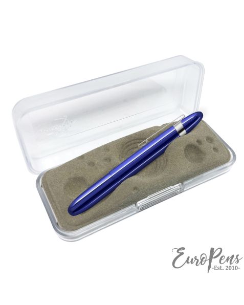 Fisher Space Pen Lacquered Bullet Ball Pen - BLUEBERRY WITH CLIP (F400BBCL)