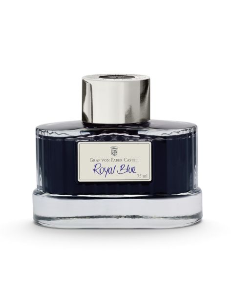 Graf von Faber-Castell - Bottled Ink 75ml - Royal Blue (141009) - Not Document-Proof