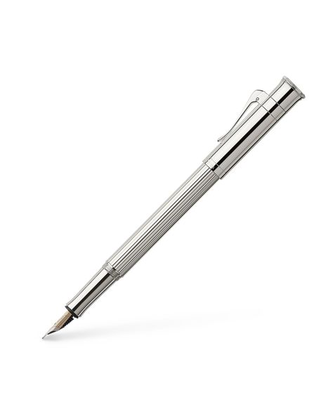 Graf von Faber-Castell - Classic Fountain Pen Platinum-Plated - Extra Fine Nib (145562)