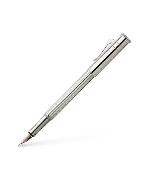 Graf von Faber-Castell - Classic Fountain Pen Platinum-Plated - Extra Fine Nib (145562)