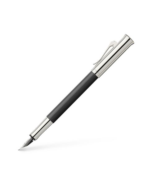 Graf von Faber-Castell - Fountain Pen Guilloche Black - Extra Fine Nib (146542)