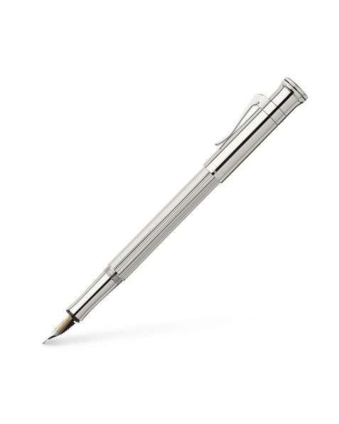 Graf von Faber-Castell - Classic Fountain Pen Sterling Silver - Fine Nib (148571)