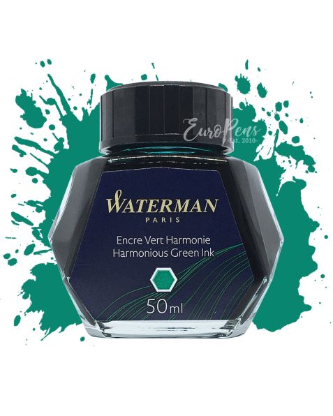Waterman 50ml Bottled Ink - Harmonious Green