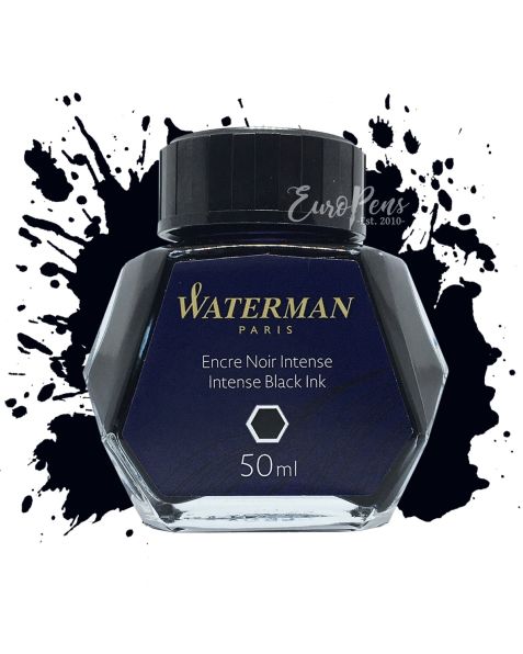 Waterman 50ml Bottled Ink - Intense Black