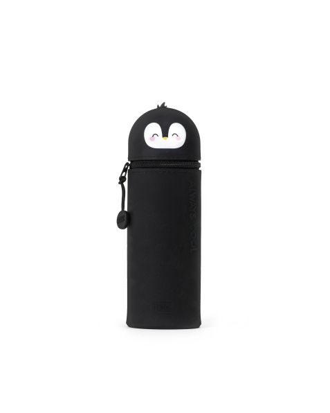 Legami 2 in 1 Soft Silicone Pencil Cases - Choose Design-Penguin
