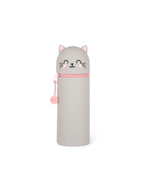 Legami 2 in 1 Soft Silicone Pencil Cases - Choose Design-Cat