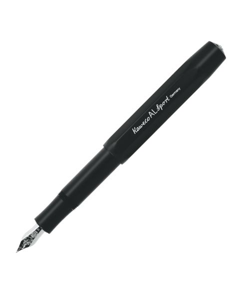 Kaweco Al Sport Fountain Pen - Black - Medium Nib