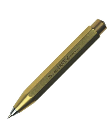 Kaweco Brass Sport Push Pencil - 0.7mm HB