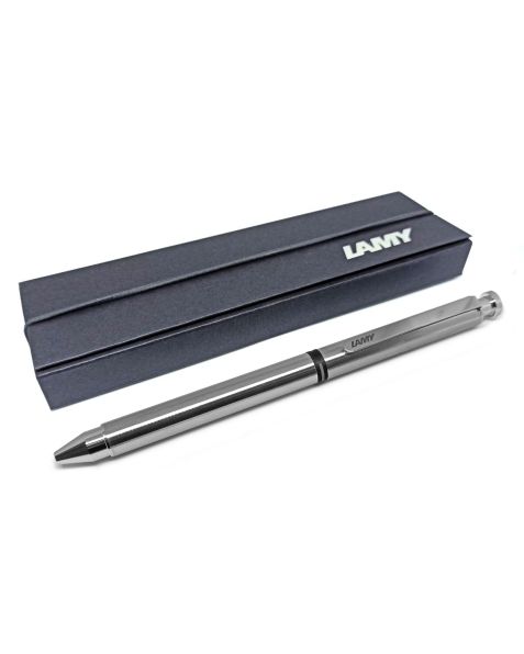 LAMY ST Tri Multi-System Ballpoint Pen & Mechanical Pen - Stainless Steel (745)