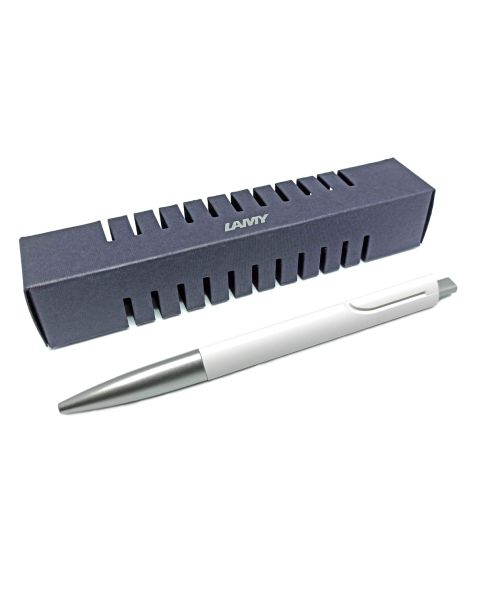 LAMY noto Ballpoint Pen - White & Silver (283)