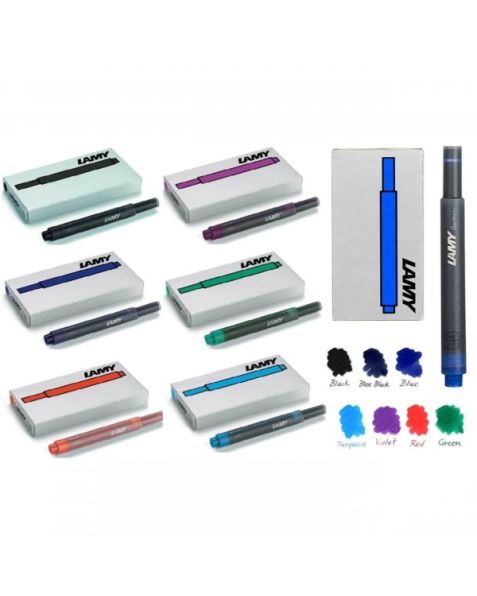 LAMY (T10) Ink Cartridges: 7 Mixed Colours