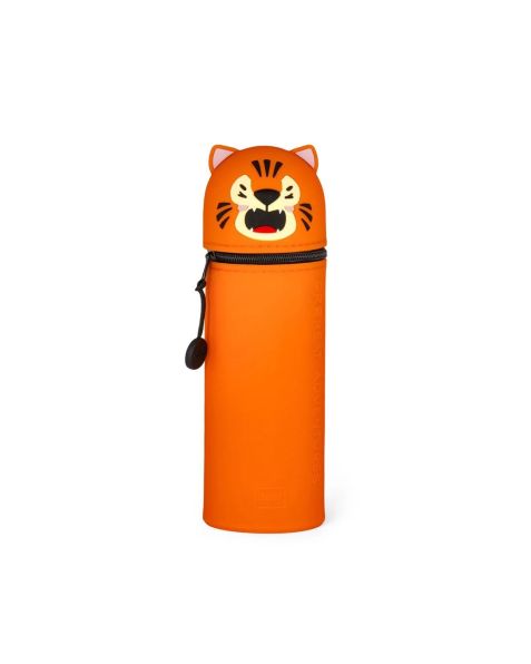 Legami Kawaii 2-In-1 Soft Silicone Pencil Case - Tiger