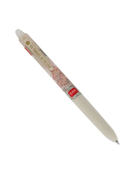 Legami Make Mistakes Erasable Gel Pen - 3 Colour - Travel