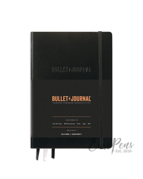 Leuchtturm1917 Notebook (A5) 2Nd Edition Bullet Journal Hardcover - Black