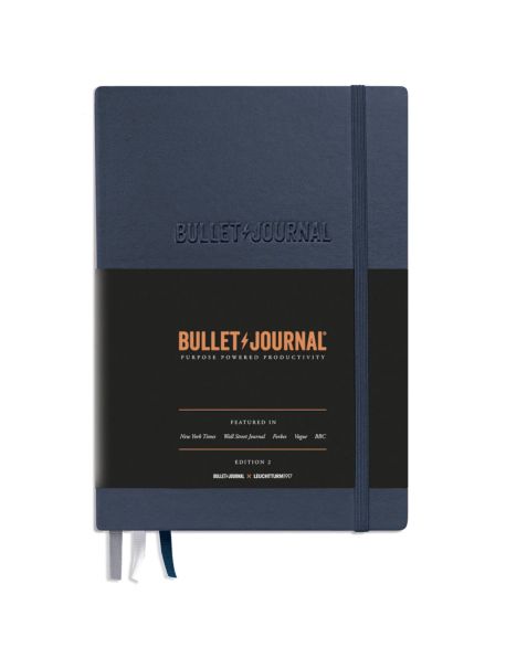 Leuchtturm1917 Notebook (A5) 2nd Edition Bullet Journal Hardcover - Blue